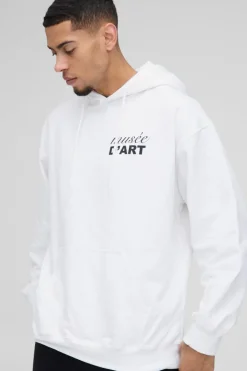 Oversized Matisse Art License Print Hoodie