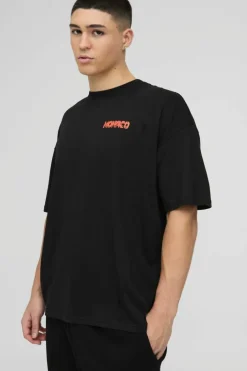 Oversized Monaco Moto Graphic T-Shirt
