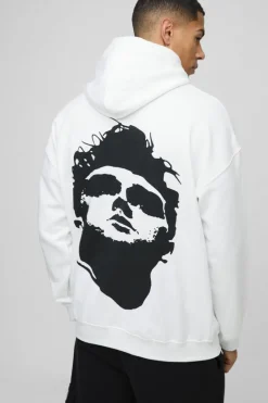 Oversized Morrissey License Print Hoodie
