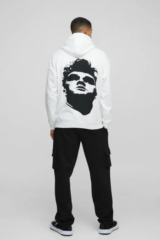 Oversized Morrissey License Print Hoodie