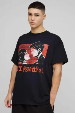 Oversized My Chemical Romance License Band T-Shirt