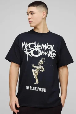 Oversized My Chemical Romance License Band T-Shirt