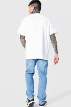Oversized Nirvana Face License T-shirt