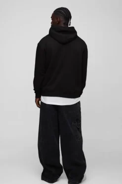 Oversized OFCL Rhinestone Hoodie