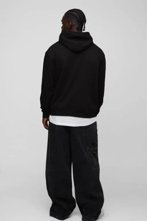 Oversized OFCL Rhinestone Hoodie