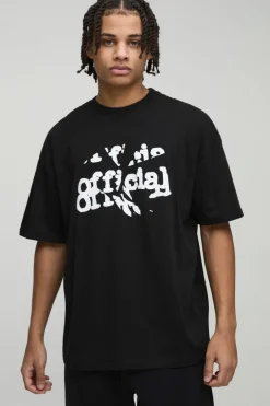 Oversized Official Graffiti Graphic T-Shirt