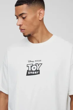Oversized Pixar Toy Story Aliens License Print T-Shirt