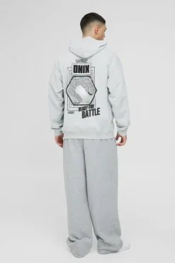 Oversized Pokemon Onix License Wash Print Hoodie