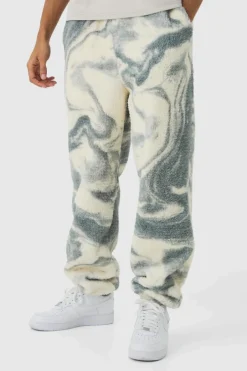 Oversized Printed Borg Expedition Jogger