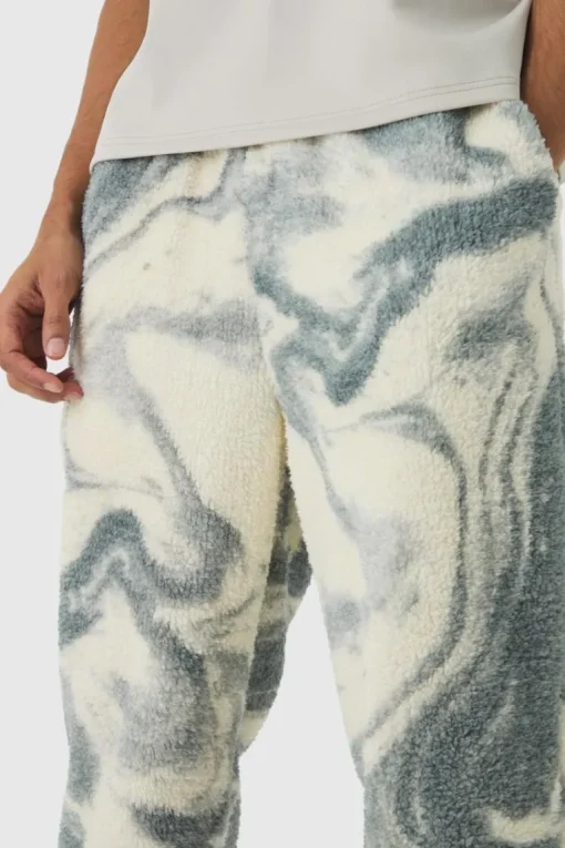 Oversized Printed Borg Expedition Jogger