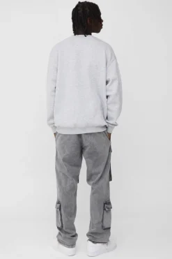 Oversized Puff Print Homme Sweatshirt