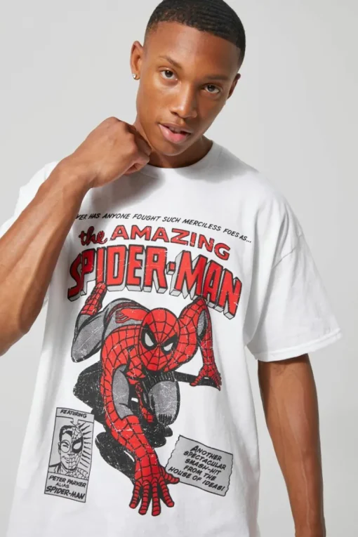 Oversized Spiderman License T-shirt