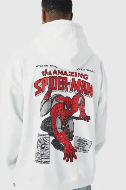 Oversized Spiderman License Hoodie