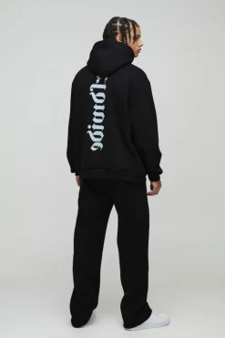 Oversized Worldwide Gusset Twisted Drawcord Tracksuit