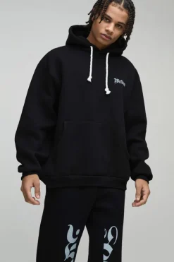 Oversized Worldwide Gusset Twisted Drawcord Tracksuit