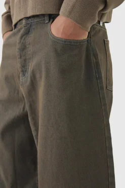 Parachute Baggy Brown Washed Jeans