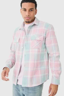 Pastel Check Overshirt