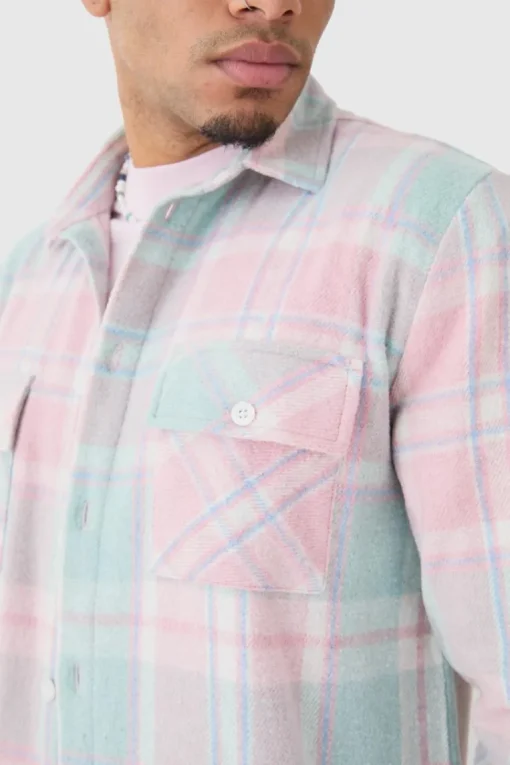 Pastel Check Overshirt