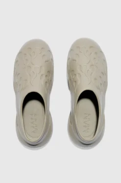 Perforated Flame Moulded Mule