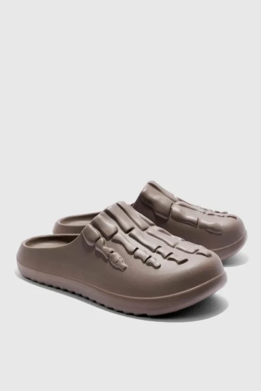 Perforated Skeleton Moulded Mule