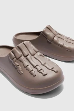 Perforated Skeleton Moulded Mule