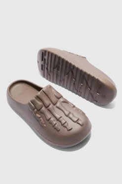 Perforated Skeleton Moulded Mule