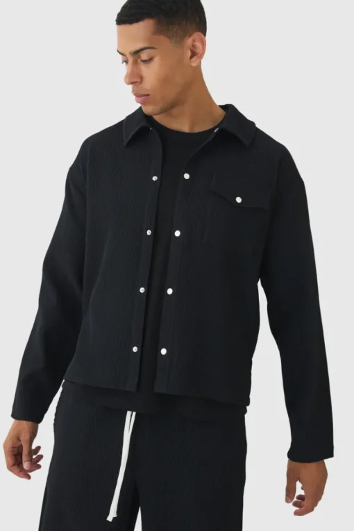 Pleated Overshirt