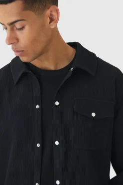 Pleated Overshirt