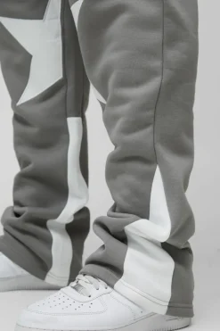 Plus Applique Slim Star Gusset Jogger