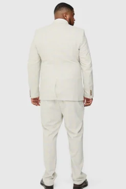 Plus Checked Skinny Fit Trousers