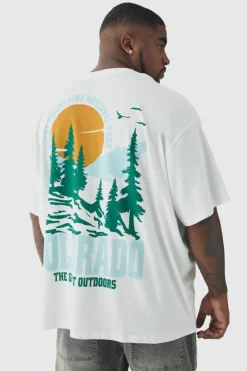 Plus Colorado Back Printed Oversized T-Shirt
