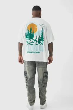 Plus Colorado Back Printed Oversized T-Shirt