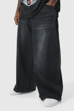 Plus Denim Parachute Jeans