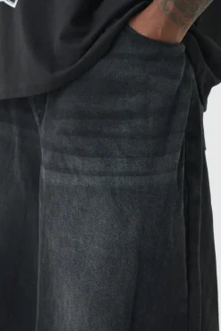 Plus Denim Parachute Jeans