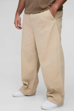 Plus Drawcord Relaxed Fit Chino
