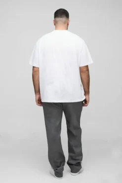 Plus Drawcord Waist Stacked Flared Gusset Trousers