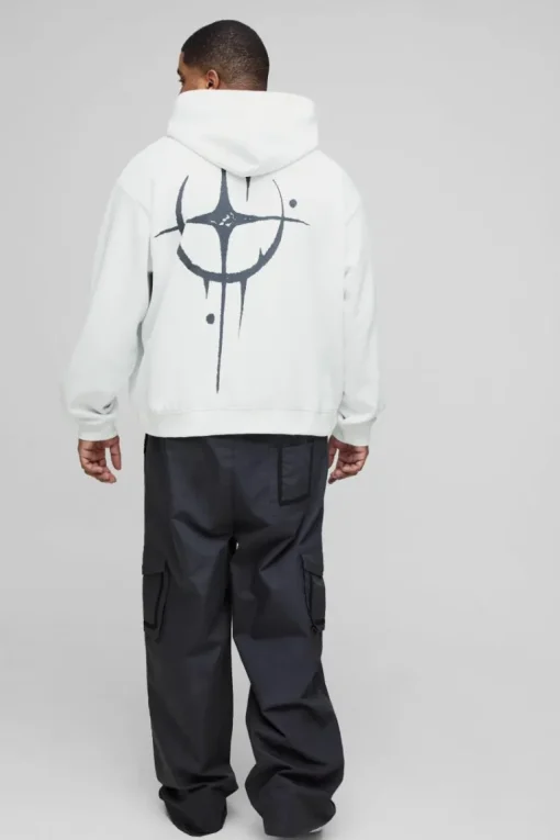 Plus Elasticated Relaxed Fit Ripstop Cargo Trouser
