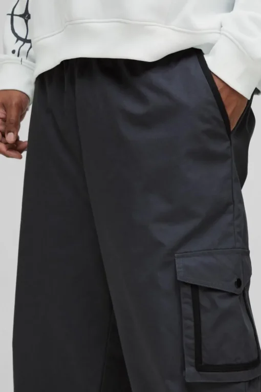 Plus Elasticated Relaxed Fit Ripstop Cargo Trouser