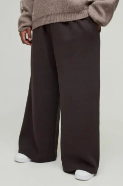 Plus 330GSM Basic Extreme Wide Leg Jogger