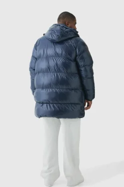 Plus High Shine Mid Length Puffer