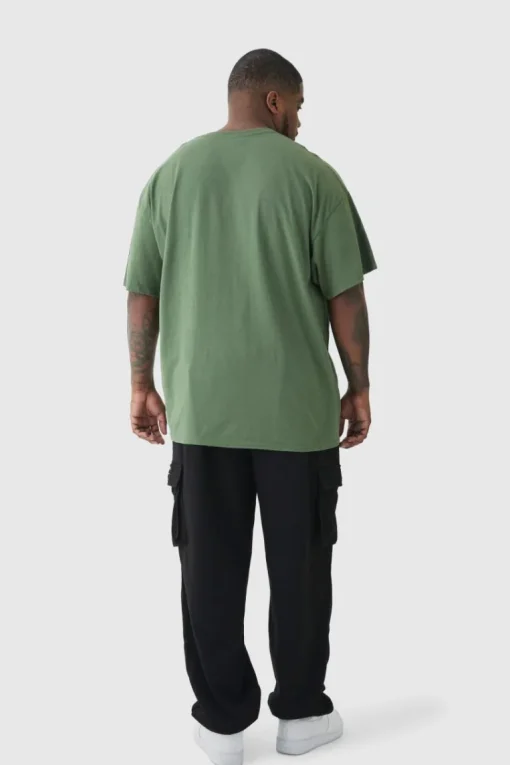 Plus Korn License Print T-shirt In Green