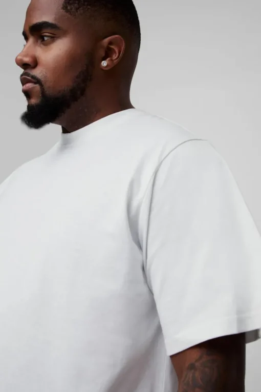 Plus Longline Basic T-Shirt