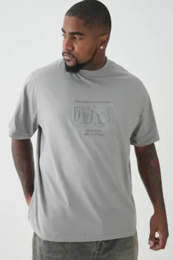 Plus MAN Moto Debossed T-shirt
