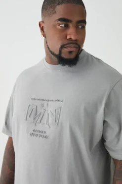 Plus MAN Moto Debossed T-shirt