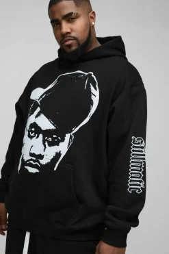 Plus Nas License Print Hoodie