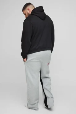 Plus Official Embroidery Relaxed Flare Jogger