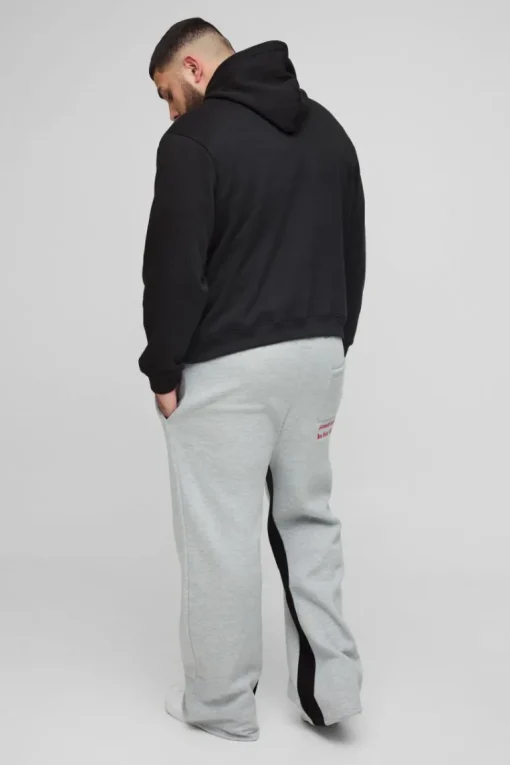 Plus Official Embroidery Relaxed Flare Jogger