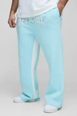 Plus Official Embroidery Relaxed Flare Jogger