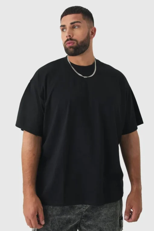 Plus Oversized Crew Neck T-shirt