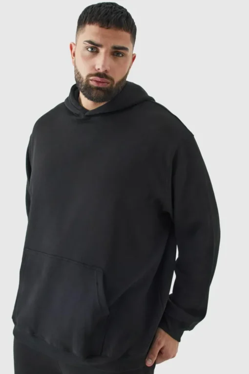 Plus Oversized Dragon Graphic Hoodie